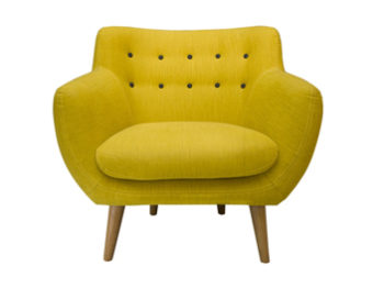 Fauteuil Coogee jaune