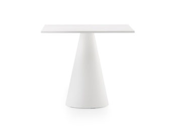 table ikon pédrali blanche location mobilier d'extérieur