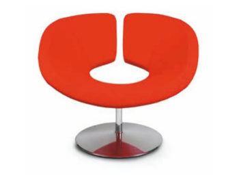 Fauteuil Apollo rouge
