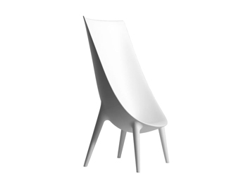 fauteuil dossier haut Out/In Driade de Philippe Starck location