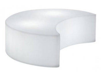 pouf moon slide location mobilier lumineux d'extérieur