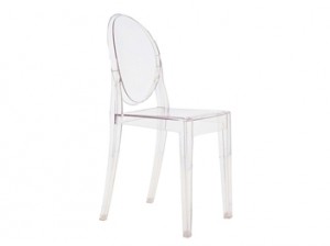 chaise kartell victoria ghost translucide philippe starck location mobilier
