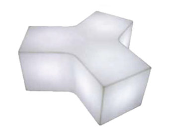 pouf ypsilon slide location moibilier lumineux d'extérieur