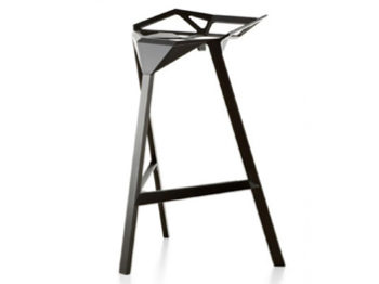Tabouret Stool One Noir